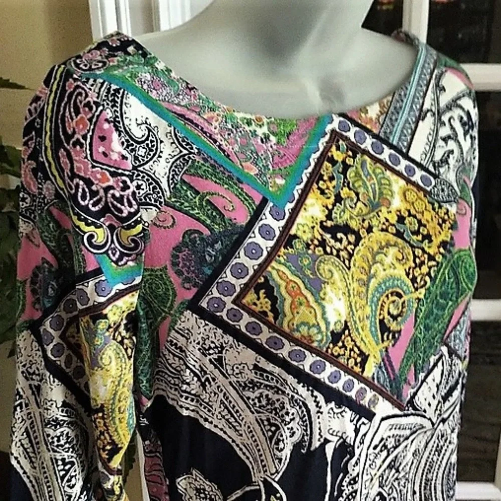 Adorable Ralph Lauren 3/4 Sleeve Top M - Picture 2 of 4